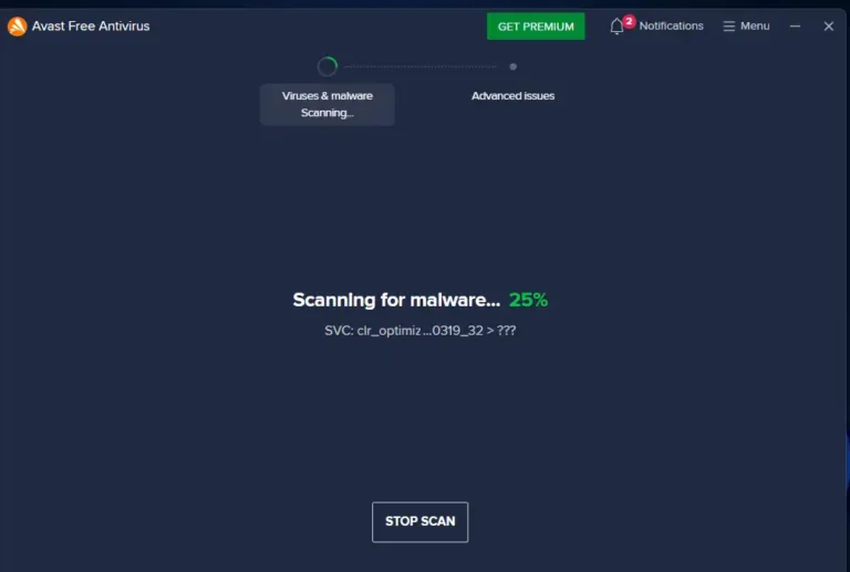 Avast antivirus for windows scan