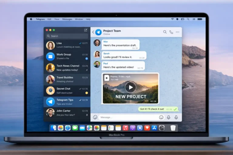 telegram for mac chats